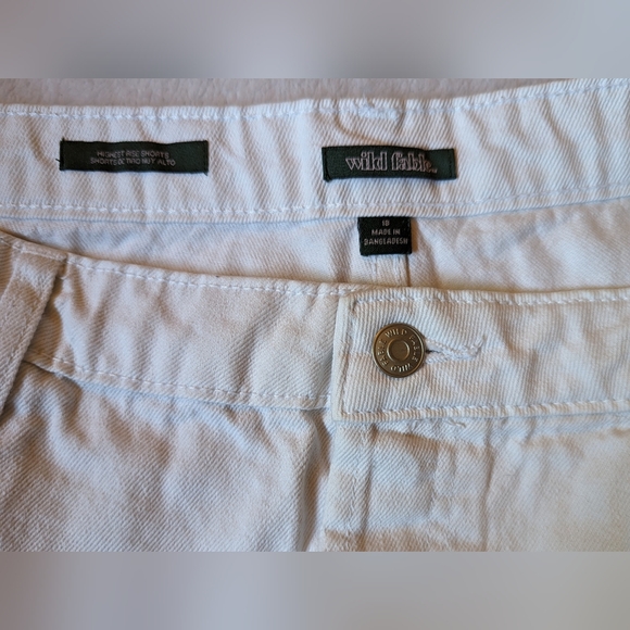 Wild Fable White Jeans Shorts - Picture 3 of 3